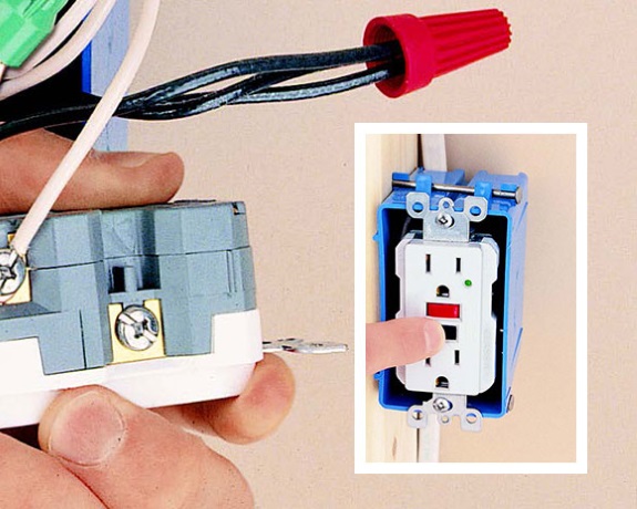Receptacle installation